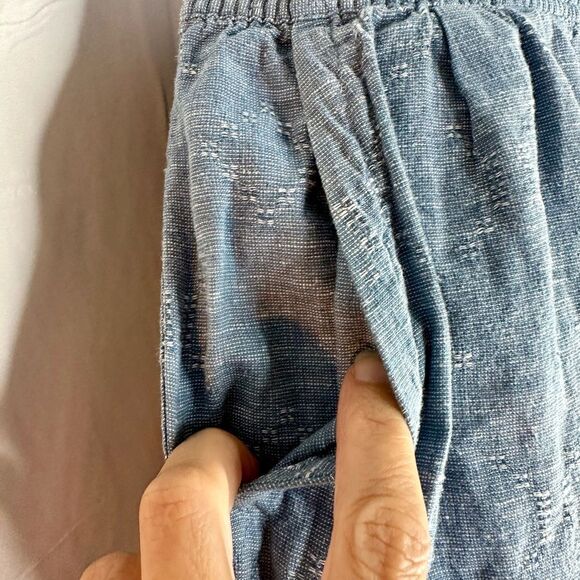 Patagonia Island Hemp Beach Blue Joggers Drawstring Lounge Baggy Pants Size S - Picture 7 of 15